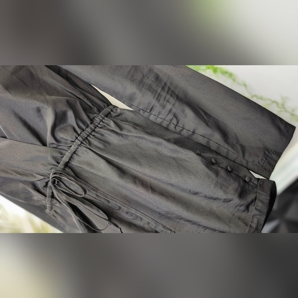 Kardashian Kollection Black Long Sleeve Shorts Romper XS - Picture 7 of 9